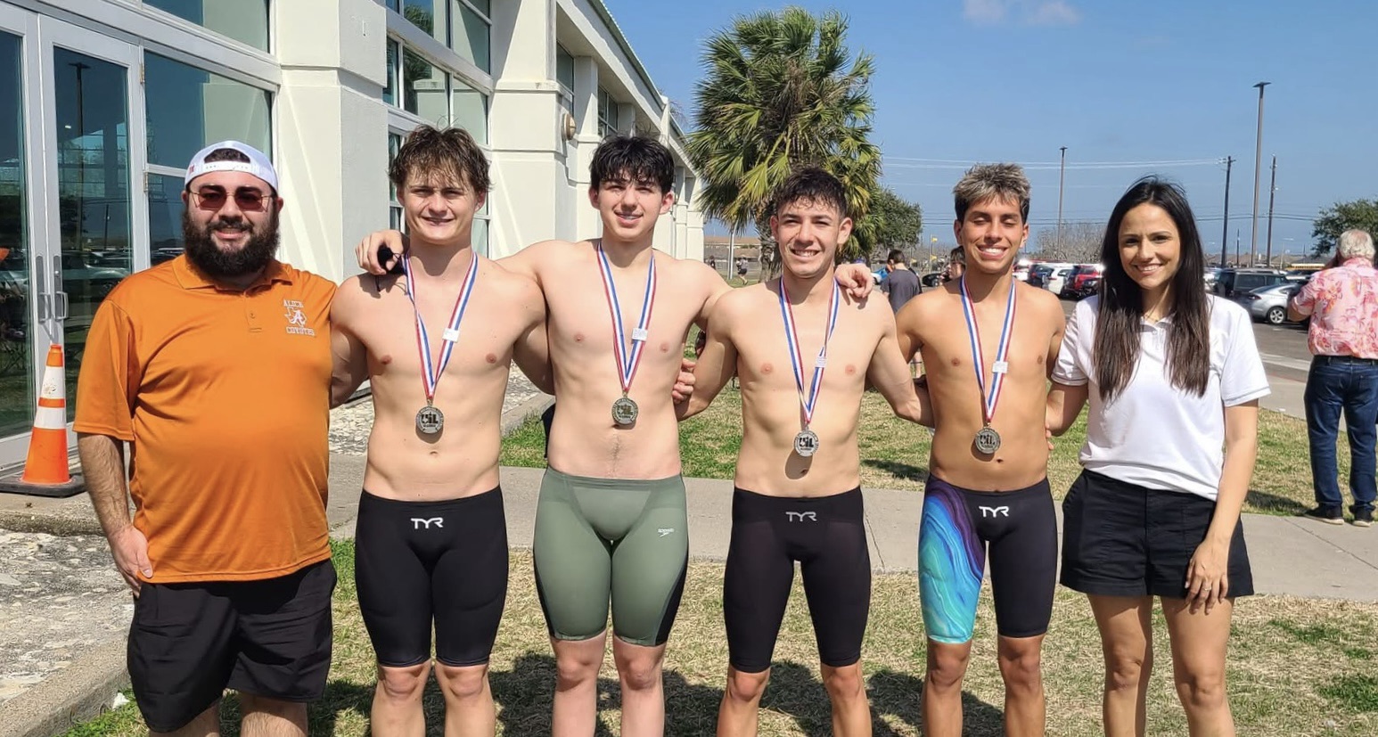 Alice HS Swim Relay Team Makes Waves, Qualifies for State